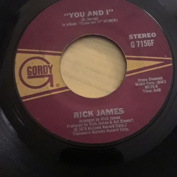 45 Record: Rick James "You and I" - Picture 1 of 2